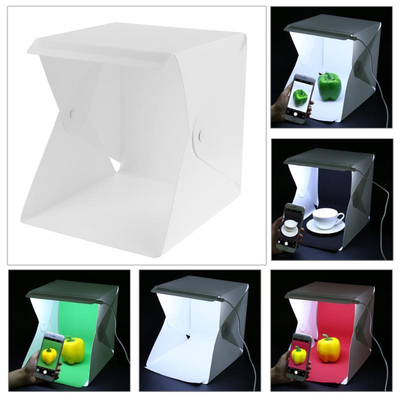 【C】ポータブルLEDフォトスタジオライトボックス折りたたみ - Photography Lighting Case のレビューと価格