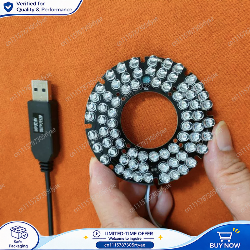 5V USB 72 LED 850nm 赤外線補助照明、CC - Photography Lighting Indoor のレビューと価格