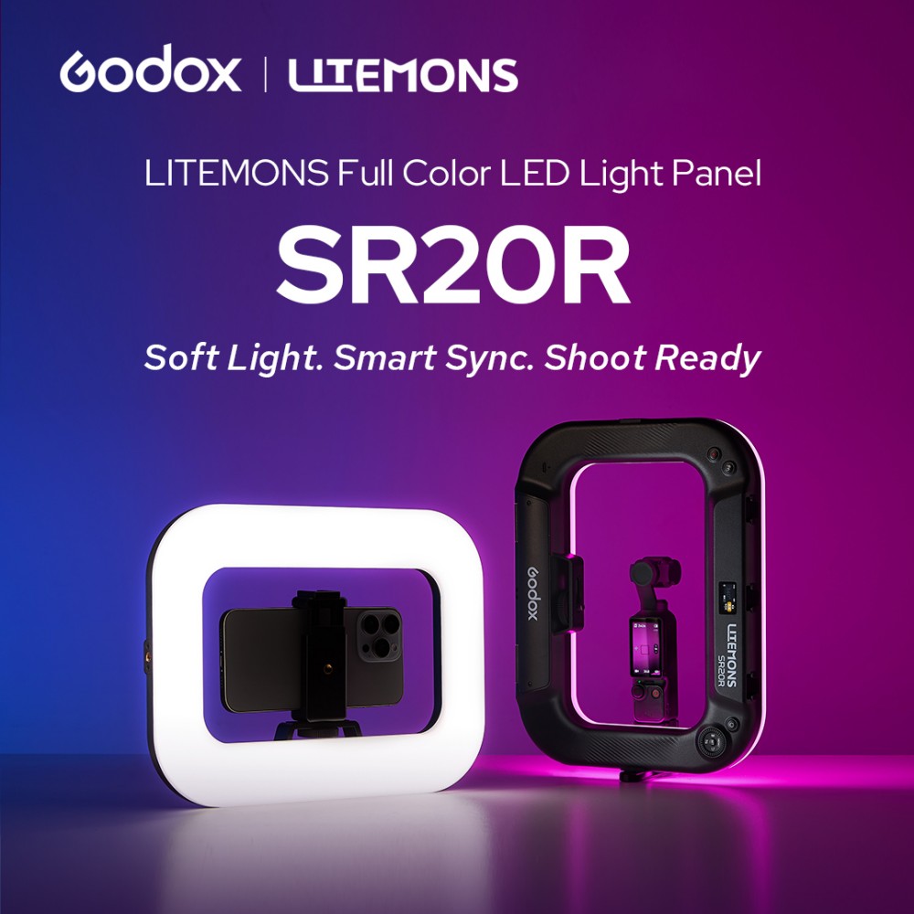 Godox SR20R フルカラーLEDパネルライト。スマー - Photography Lighting Kit Godox のレビューと価格