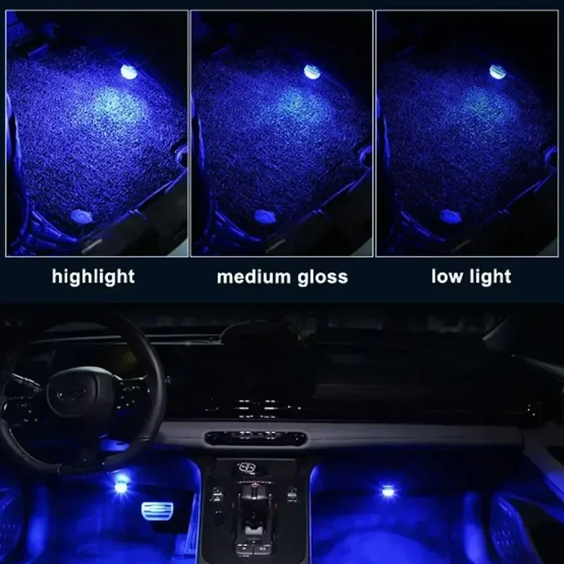 LED 車内周囲光装飾ワイヤレス粘着自転車テール自動屋根足元 - Interior Photography Lighting のレビューと価格