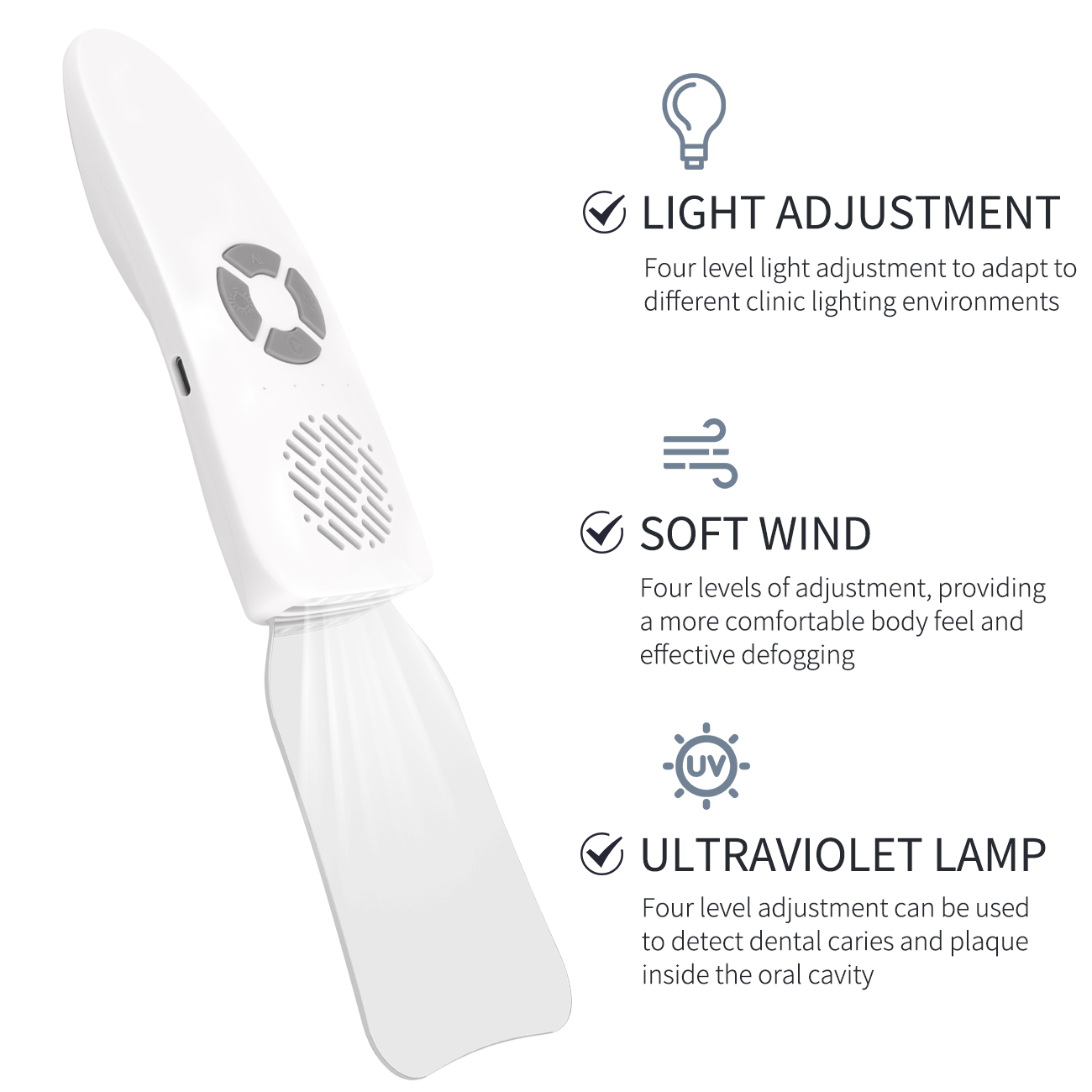 歯科用曇り止めミラーキット LEDライト付きミラー 口腔矯正 - Photography Lighting Reflector のレビューと価格