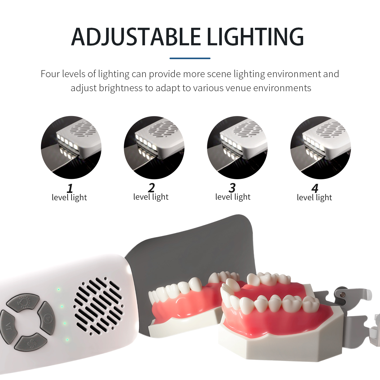 歯科用曇り止めミラーキット LEDライト付きミラー 口腔矯正 - Photography Lighting Reflector のレビューと価格