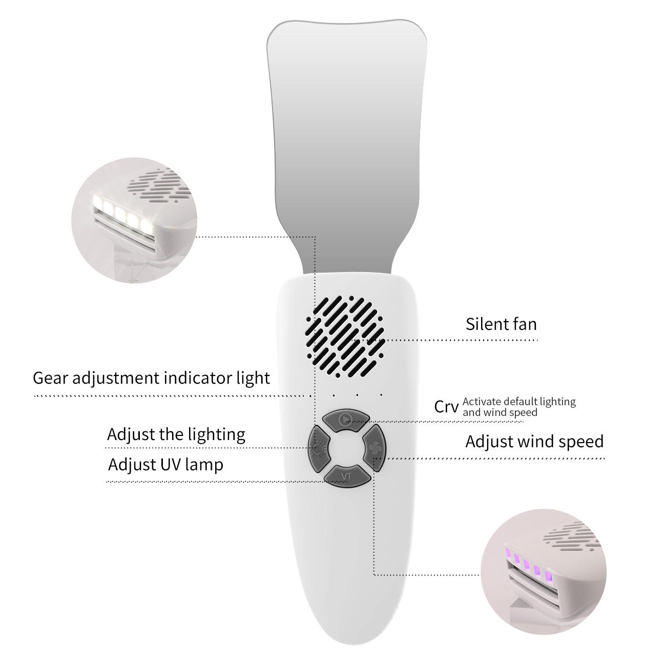 歯科用曇り止めミラーキット LEDライト付きミラー 口腔矯正 - Photography Lighting Reflector のレビューと価格