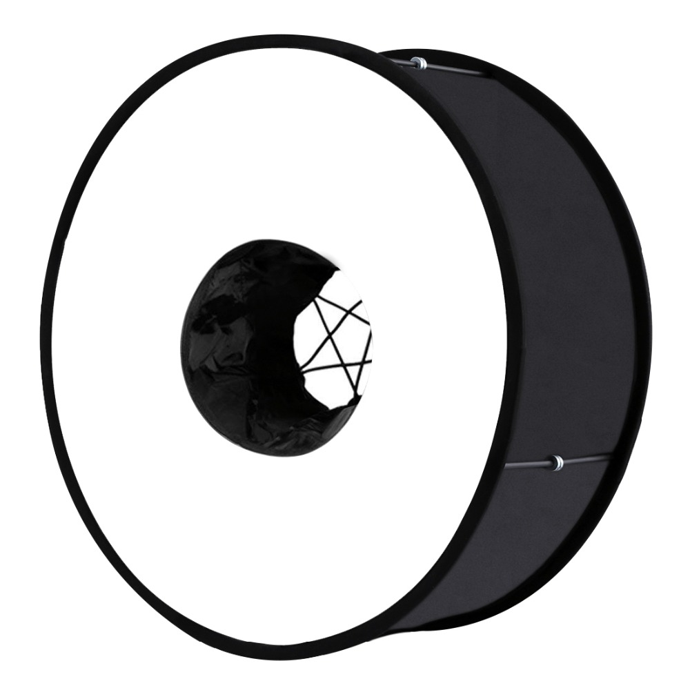 45cmリングソフトボックス、スピードライト用ラウンド型フラ - Photography Lighting Case のレビューと価格