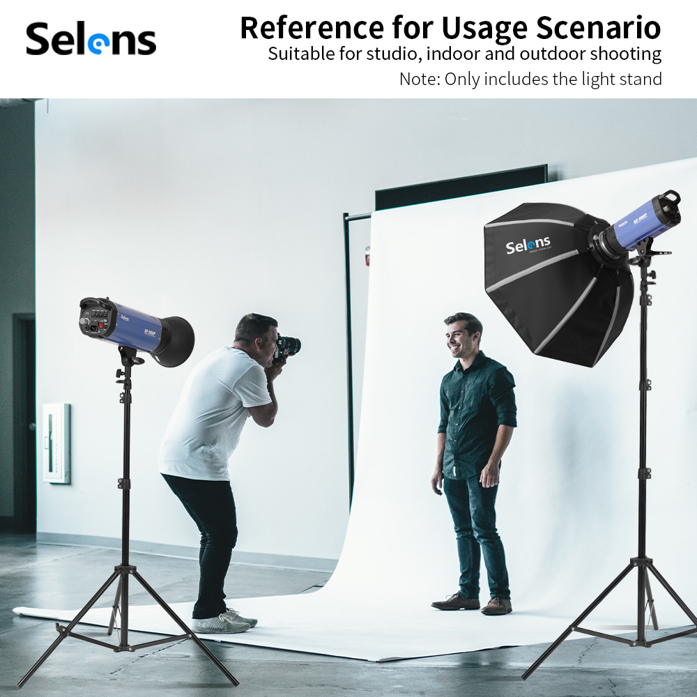 Selens 2.2~3.95m エアクッションライトスタン - Photography Lighting Mount のレビューと価格