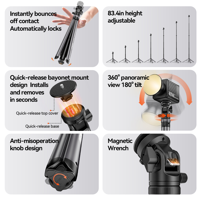 COMAN MT68 ワンクリックポップアップクイックリリー - Photography Lighting Mount のレビューと価格