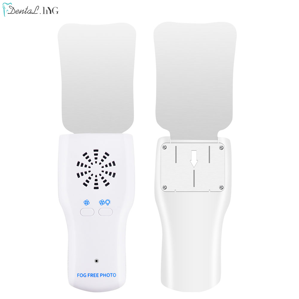 LEDライト付き歯科用フォグミラー,口腔内写真,ステンレス鋼 - Photography Lighting Reflectors のレビューと価格