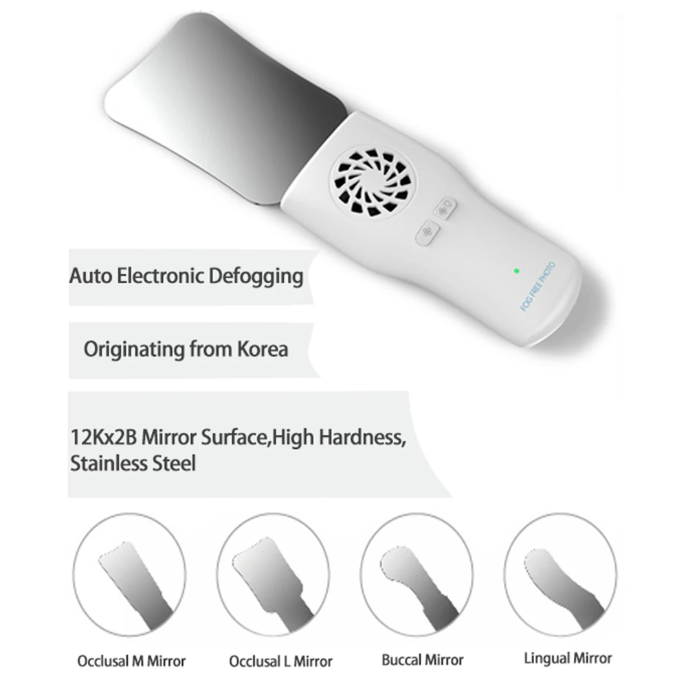 歯科防曇ミラーセット矯正リフレクター LED ライト付き曇り - Photography Lighting Reflectors のレビューと価格