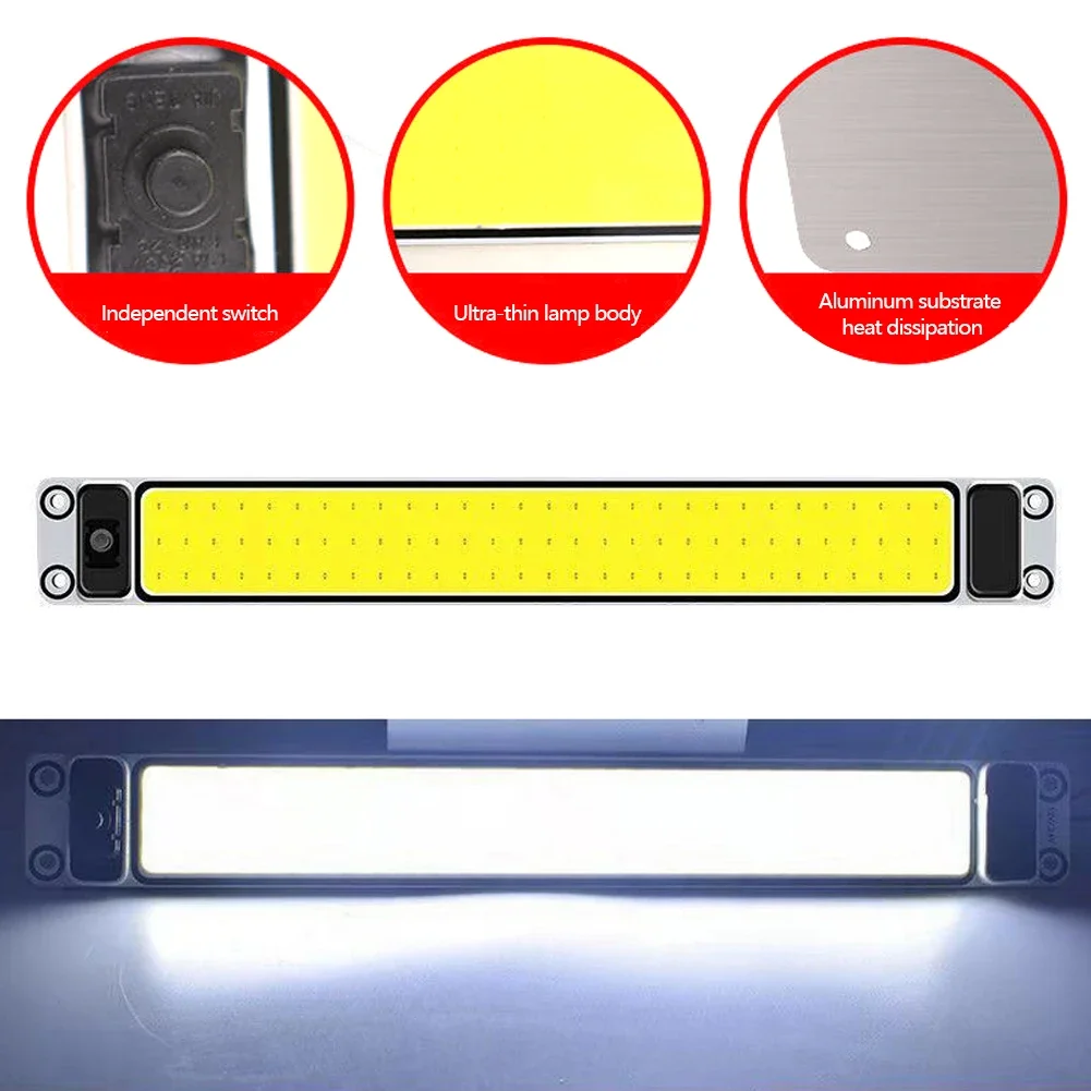 87LED 12-24V 車用読書LEDナイトストリップライ - Interior Photography Lighting のレビューと価格