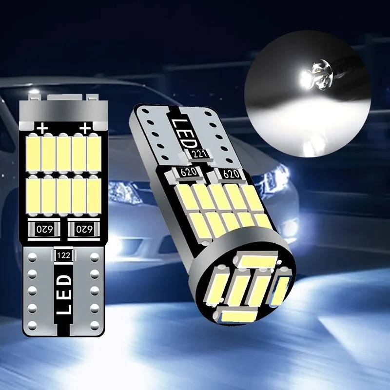 LED canbus車の電球,10個,T10 w5w 194 - Interior Photography Lighting のレビューと価格