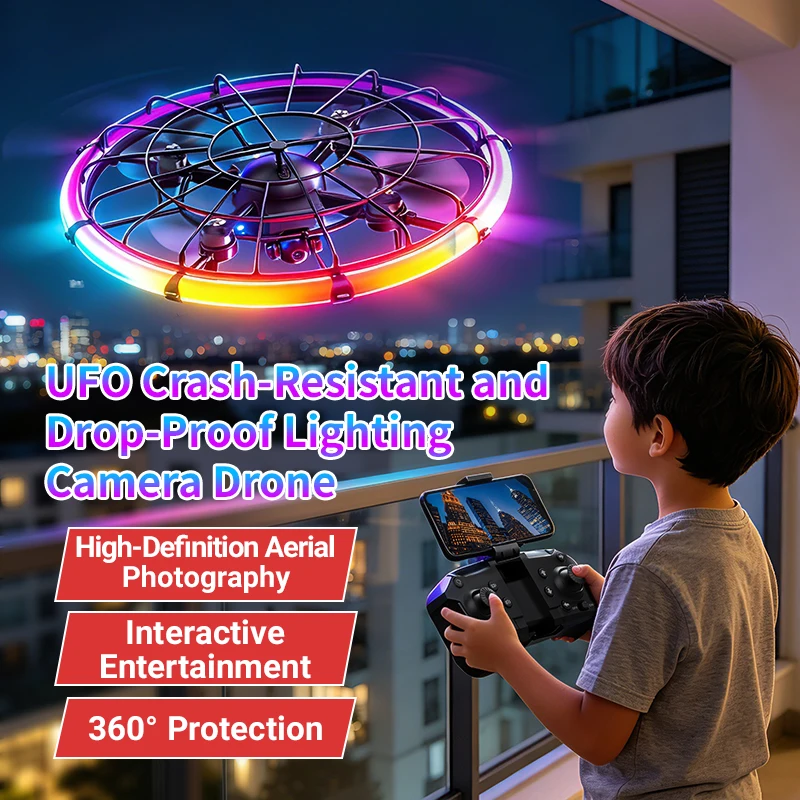 JJRC H145 UFO RCドローン、デュアルHDレンズ - Photography Lighting Case のレビューと価格