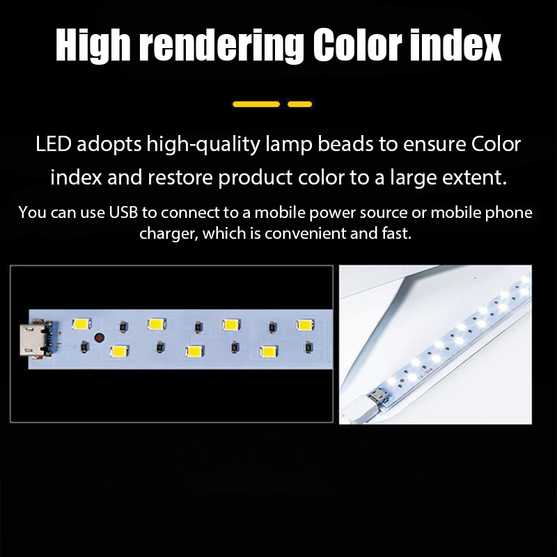 ミニ折りたたみフォトブースソフトボックス小型LEDランプポー - Softbox Portable Strip のレビューと価格