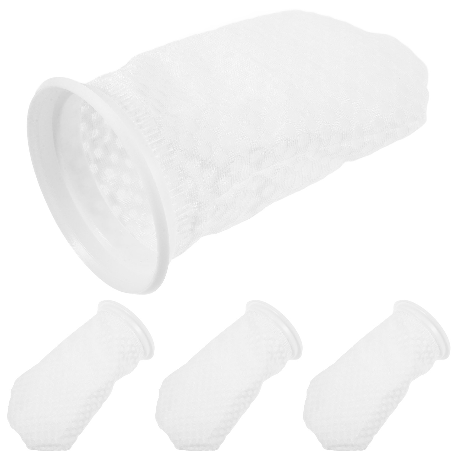 4 個の水族館フィルターソックスハニカム 3D デザイン高密 - Honeycomb Grid Filter のレビューと価格