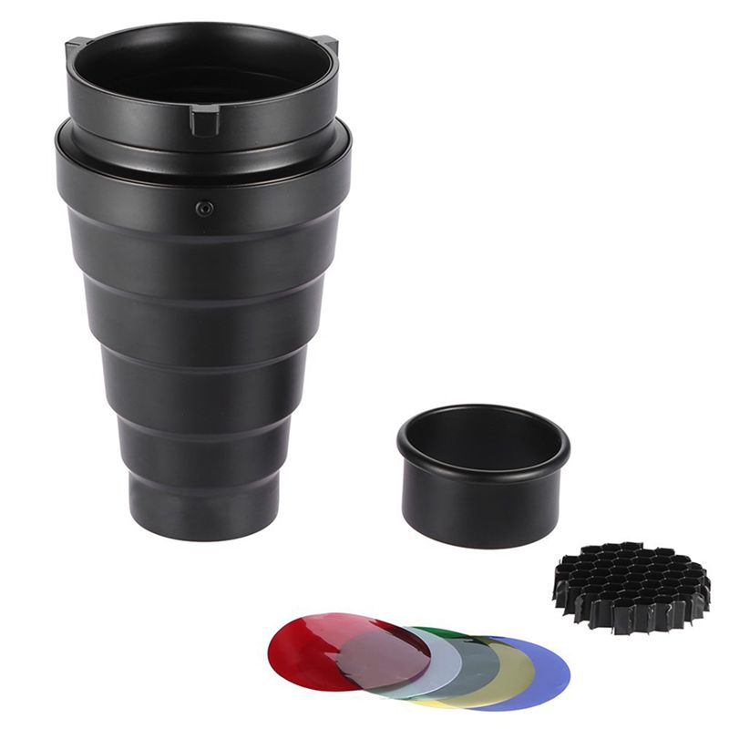 B04C：ハニカムグリッド付き円錐型スヌート、10個入りカラ - Honeycomb Grid Filter のレビューと価格